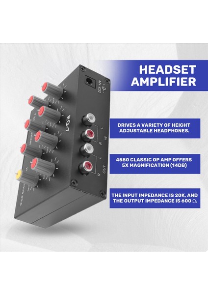 Eq-7 Araba Sesli Kulaklık Amplifikatörü 7-Band Eq Eq Equeder 2 Kanal Dijital Ses Ekolayzer (Yurt Dışından) fırsatları