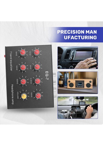 Eq-7 Araba Sesli Kulaklık Amplifikatörü 7-Band Eq Eq Equeder 2 Kanal Dijital Ses Ekolayzer (Yurt Dışından) indirimleri