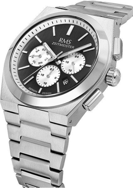 RMS.1.AG1496.01 Fonksiyonlar Aktif Çelik Kasa Çelik Kordon 5 Atm Suya Dayanıklı Metalik Renk Erkek Kol Saati