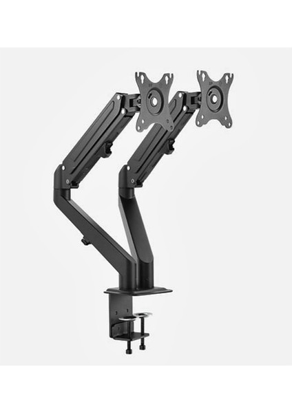 Çift Kollu Monitör Stand Amortisörlü 13-27'' Inç Monitörler Için 360° Dönebilir Askı APARATI-26737- fiyatları