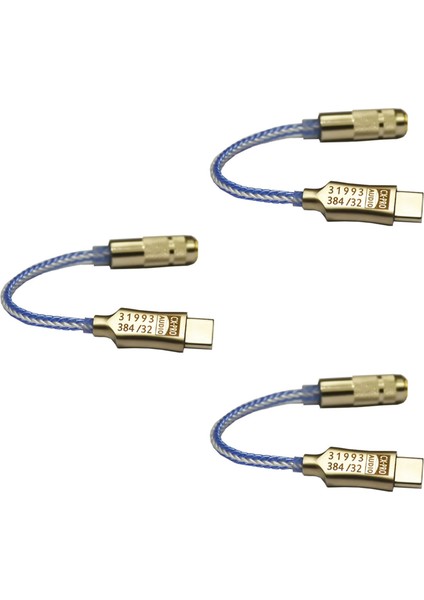 3x Tip-C Ila 3 5 mm Hıfı Dijital Kulaklık Amplifikatörü CX31993 Chıp Kolülü Dac Dac Audio Kod Çözme Kablosu Android WIN10 (Yurt Dışından)