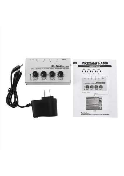 3x HA400 4 Kanallı Ultra Kompakt Kulaklık Ses Stereo Amp Mıcroamp Amplifikatörü (Yurt Dışından) fırsatları