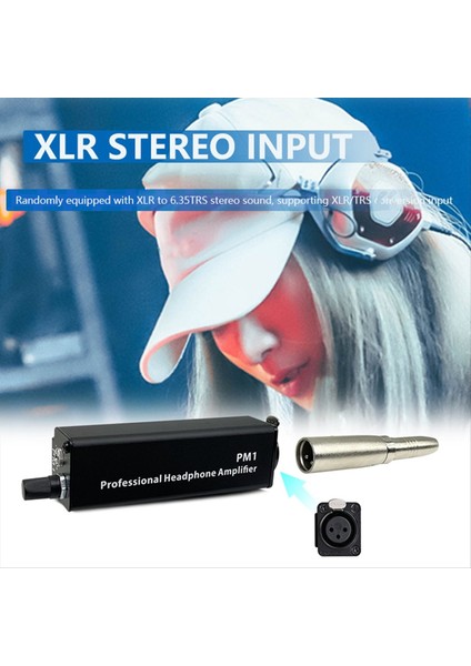 Pm1 Profesyonel Kulaklık Amplifikatör Dönüştürücü Xlr - 3 5 mm Ses Arabirimi Mini Taşınabilir Hıfı Kulaklık Amplifikatörü (Yurt Dışından) modelleri