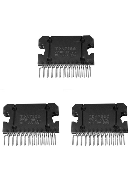 3x TDA7388 Güç Amplifikatörü Sesli Güç Amplifikatörü Entegre Devre TDA-7388 Yeni (Yurt Dışından)
