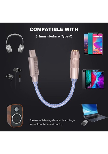 CX31993 USB Tip C Dac Kulaklık Amp Amp Mavi 3 5 mm Çekken SNR128DB Pcm 32B/384KHZ Android WINDOWS10 Telefon Görüşmesi Için (Yurt Dışından) fiyatları