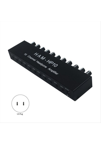 10 Kanallı Ses Distribütörü Kulaklık Büyüteç Stereo Splitter Tek Başına Kontrol Alüminyum Alaşım Gövdesi Abd Fişi (Yurt Dışından) indirimleri