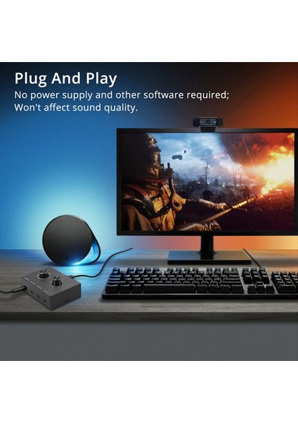 4 Yollu 3 5mm Jack Ses Anahtarlayıcı Stereo Iki Yönlü Ses Anahtarı Ayırıcı Kutusu 4 Inta 1 Çıkışlı Kulaklık Amplifikatörü (Yurt Dışından) modelleri