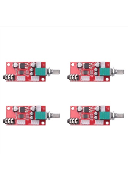 4x Kulaklık Amplifikatör Kartı MAX4410 Minyatür Amplifikatör NE5532 Yerine Bir Önsözlü Olarak Kullanılabilir (Yurt Dışından)