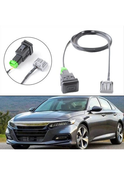 Honda Için 8 Nesil (2006 2013) Için Civic Aux Kablo Adaptörü Için (2008 2013) (Yurt Dışından) indirimleri