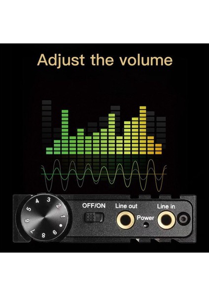 Hıfı Bas Kulaklık Amplifikatörü 16-600Ω Kulaklık Amp Şarj Edilebilir 3 5mm Aux Giriş Çıkışı Telefonlar Için Hacim Kontrolü (Yurt Dışından) fiyatları