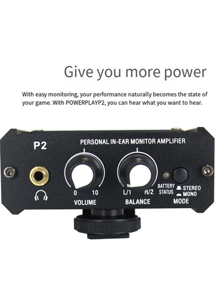 P2 Kulaklık Ön Plana Çıkarıcı Kulaklık Monitörü Mikrofon Büyütme Mikseri Konuşma / Canlı Akış Için Uygun Ab Fişi (Yurt Dışından) indirimleri