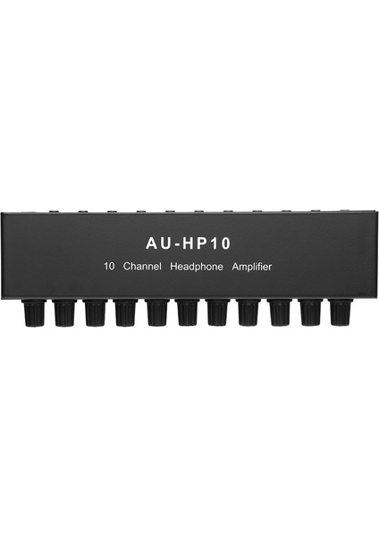 AU-HP10 10 Kanal Stereo Kulaklık Amplifikatörü Ses 1ınput 10 Çıktı Preamplatıcı Bağımsız Kontrol NJM4556A DC12-24V (Yurt Dışından)