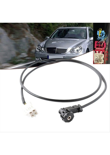 Mercedes C-Serisi W203 Clk W209 Aux Için 4pin Aux Yardımcı Kablo Giriş Radyo Kablosu A2034401808 (Yurt Dışından) modelleri