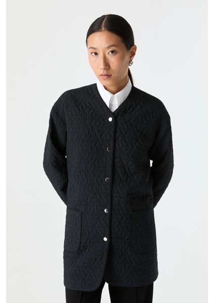 Ince Kapitone Desenli Mont