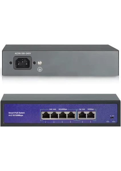 16 Port 48V Gigabit 16 Kanal Ağ Ip Kamera Için Poe Swich modelleri