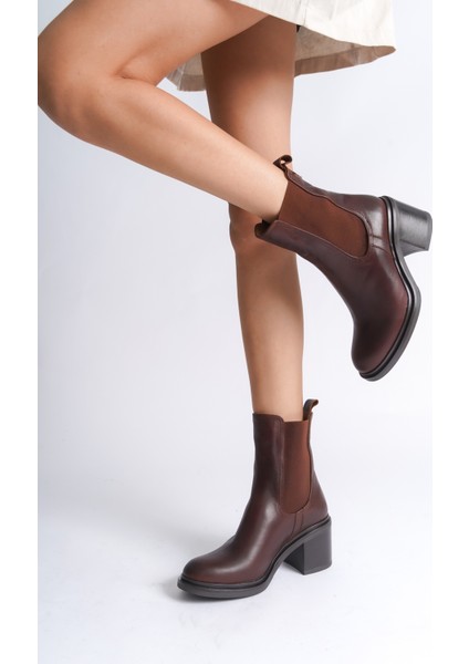 Kadın Hakiki Deri Yandan Lastikli Bot fiyatları