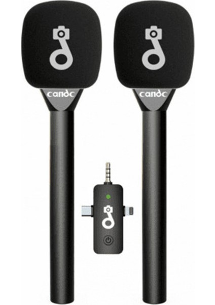 Çift Mikrofonlu Profosyonel Kablosuz Yüksek Kaliteli Ses Kaydı Röportaj Mikrofonu ( Lisinya ) modelleri