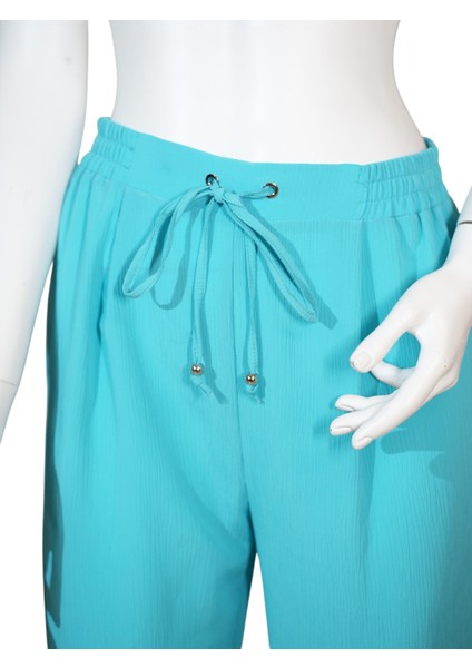 Kadın Lastikli Boru Paça Pantolon 45053 indirimleri