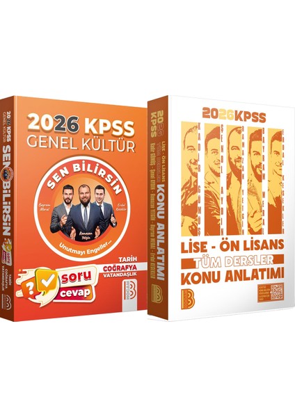 2026 Kpss Lise Ön Lisans Tüm Dersler Konu - Kpss 2026 Genel Kültür Sen Bilirsin
