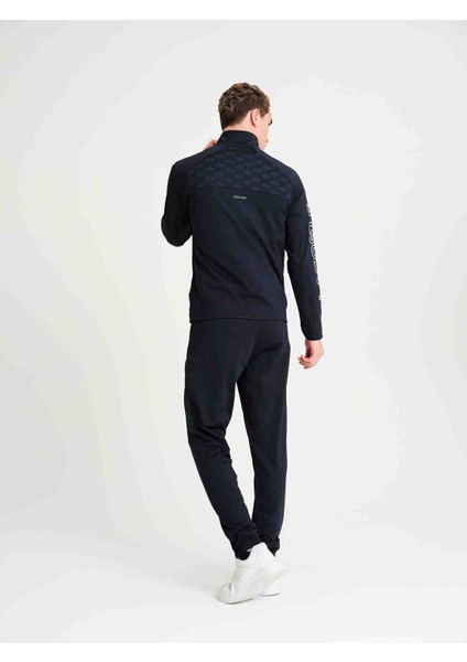 Yazılı Lacivert Dar Kesim Eşofman modelleri