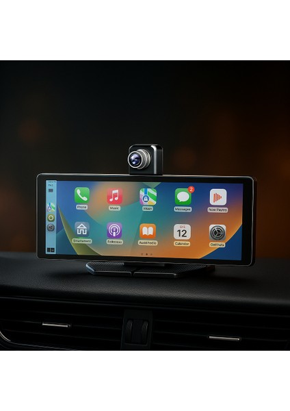 10.26” Akıllı Araç Multimedya Ekranı – 4k, Kablosuz Kamera, Carplay, Android Auto, Bluetooth, Fm Yayın fiyatları