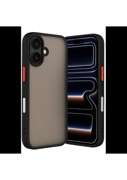 iPhone 17 Kılıf Montreal Silikon Kapak - Siyah