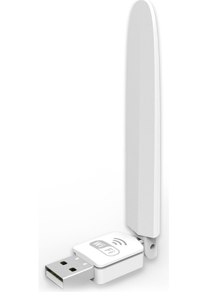 Tek Antenli USB Wifi Adaptör – Windows & Mac Uyumlu | Hızlı Kablosuz Ağ