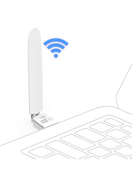 Tek Antenli USB Wifi Adaptör – Windows & Mac Uyumlu | Hızlı Kablosuz Ağ fırsatları