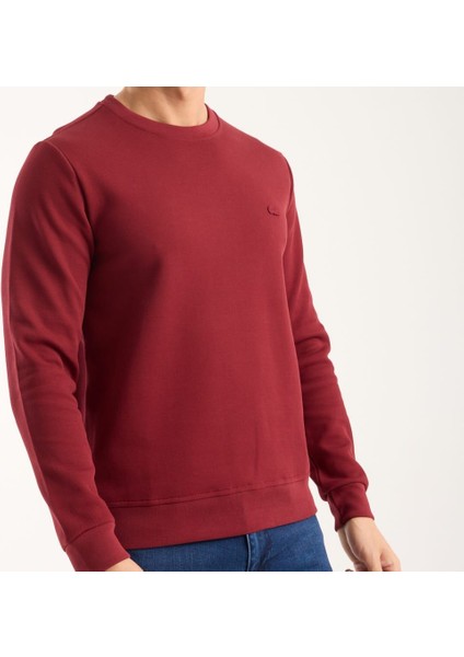 Bisiklet Yaka Bordo Regular Fit Paris Arma Uzun Kol indirimleri