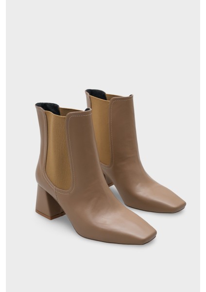 Ronny Sivri Burunlu Yandan Lastikli Kadın Bot