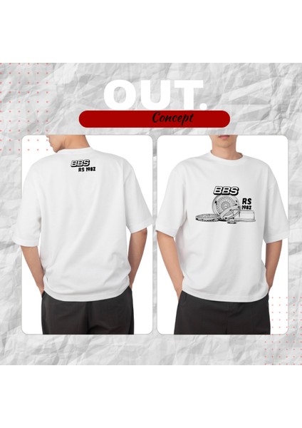 Bbs Rs Jant Baskılı T-Shirt (Rim Series)