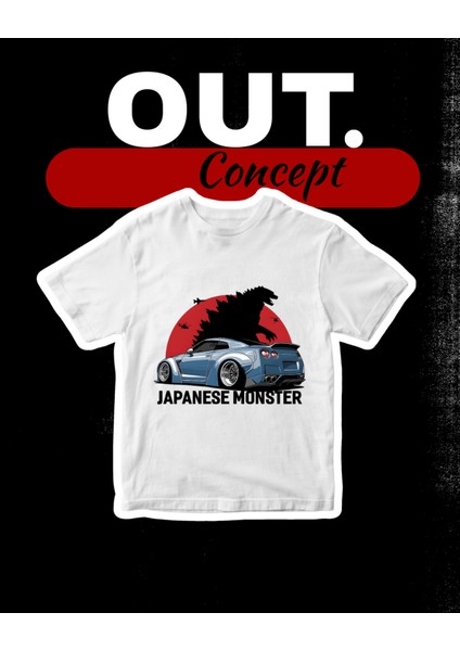 Skyline Gtr R35 Baskılı T-Shirt (Car Series)