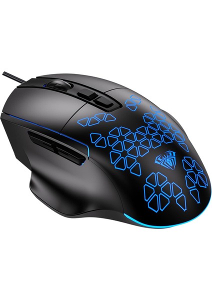 Aula F812 7200DPI Rgb 7 Tuşlu Makro Optik Gaming Oyuncu Mouse