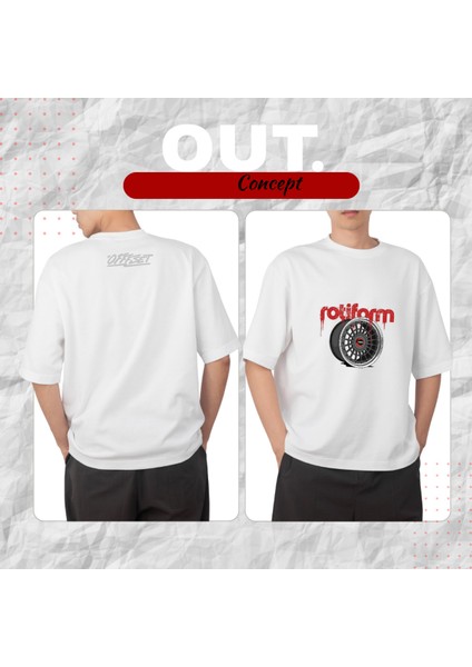Rotiform Jant Baskılı T-Shirt (Rim Series)