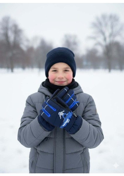 Kitti 422-13 9-14 Yaş Kar Kayak Eldiveni