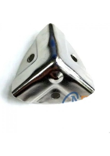 Eco Lounge Dekoratif, Kutu, Sandık Köşesi - 35X22 Mm, Küçük, Nikel, 100 Adet