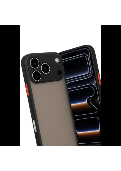 iPhone 17 Pro Kılıf Montreal Silikon Kapak - Siyah modelleri