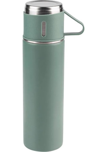 Üç Kapaklı Vacuum Flask Paslanmaz Çelik Termos 500 ml fiyatları