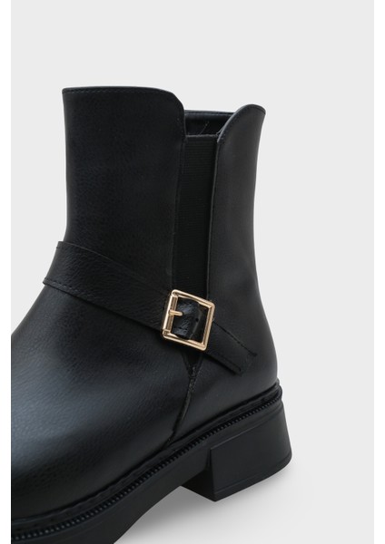 Daria Yandan Fermuarlı Tokalı Lastikli Kadın Bot modelleri