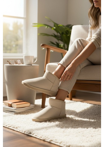 Tofima Krem Poli Taban Içi Tüylü Kısa Bot fiyatları