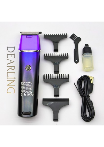 RF-102 Saç Sakal Tıraş Makinesi - Yüksek Hızlı Motor (7000 Rpm), LCD Ekranlı, 180 Dakika Çalışma Süresi modelleri