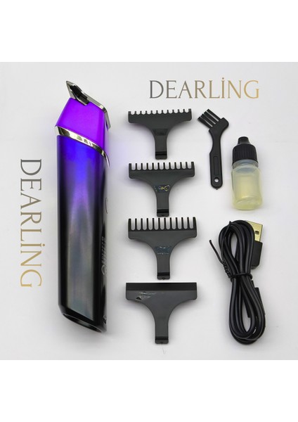 RF-102 Saç Sakal Tıraş Makinesi - Yüksek Hızlı Motor (7000 Rpm), LCD Ekranlı, 180 Dakika Çalışma Süresi fırsatları