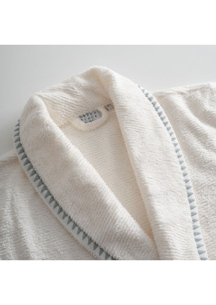 Tria Erkek Bornoz %100 Pamuk Jakarlı Krem-Mint fiyatları