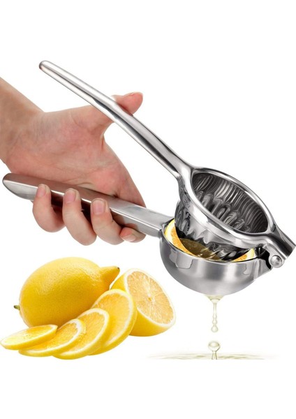 304 Paslanmaz Çelik Manuel Limon Suyu Squeezer (Yurt Dışından)