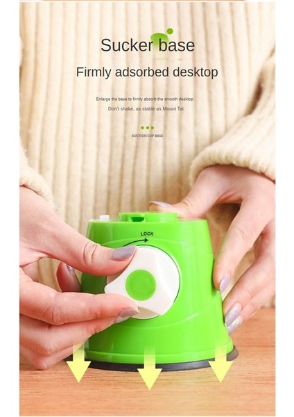 Manuel Meyve Meydircısı Silikon Emme Alt El Kranklı Meyve Sıkacağı Kolay Depolama Taşınabilir Manuel Sweeeze Meyve Suyu Squeezer Yeşil (Yurt Dışından) fiyatları