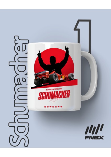 Michael Schumacher 7 Championship Kupa Bardak
