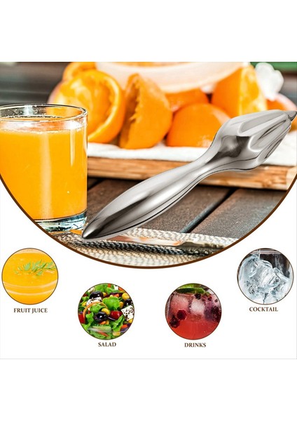 Meyve Sakat Çürekçisi Squeezer Reamer El Manuel El Meyve Turuncu Limon Pres Paslanmaz Çelik Takım Metal Extractor Meyve Seyircileri (Yurt Dışından) fırsatları