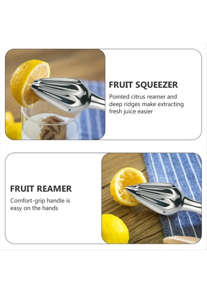 Meyve Sakat Çürekçisi Squeezer Reamer El Manuel El Meyve Turuncu Limon Pres Paslanmaz Çelik Takım Metal Extractor Meyve Seyircileri (Yurt Dışından) indirimleri