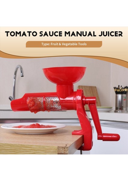Domates Sosu Meyve Suyu Plastik El Kılavuzu Tomatos Suyu Çok Fonksiyonlu Mutfak Aksesuarları Gadgets Meyveler Araçları (Yurt Dışından) fırsatları