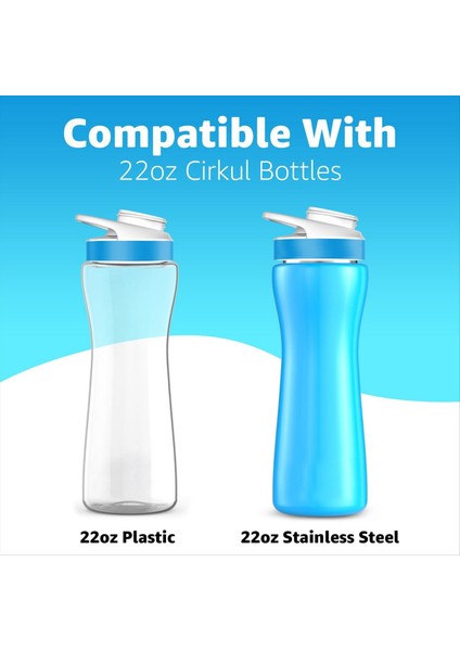 Cirkul Su Şişesi Için 22 Oz Kol Plastik ve Paslanmaz Çelik Şişelere Uyuyor Neopren Terim Emici Malzeme Mavi (Yurt Dışından) fiyatları
